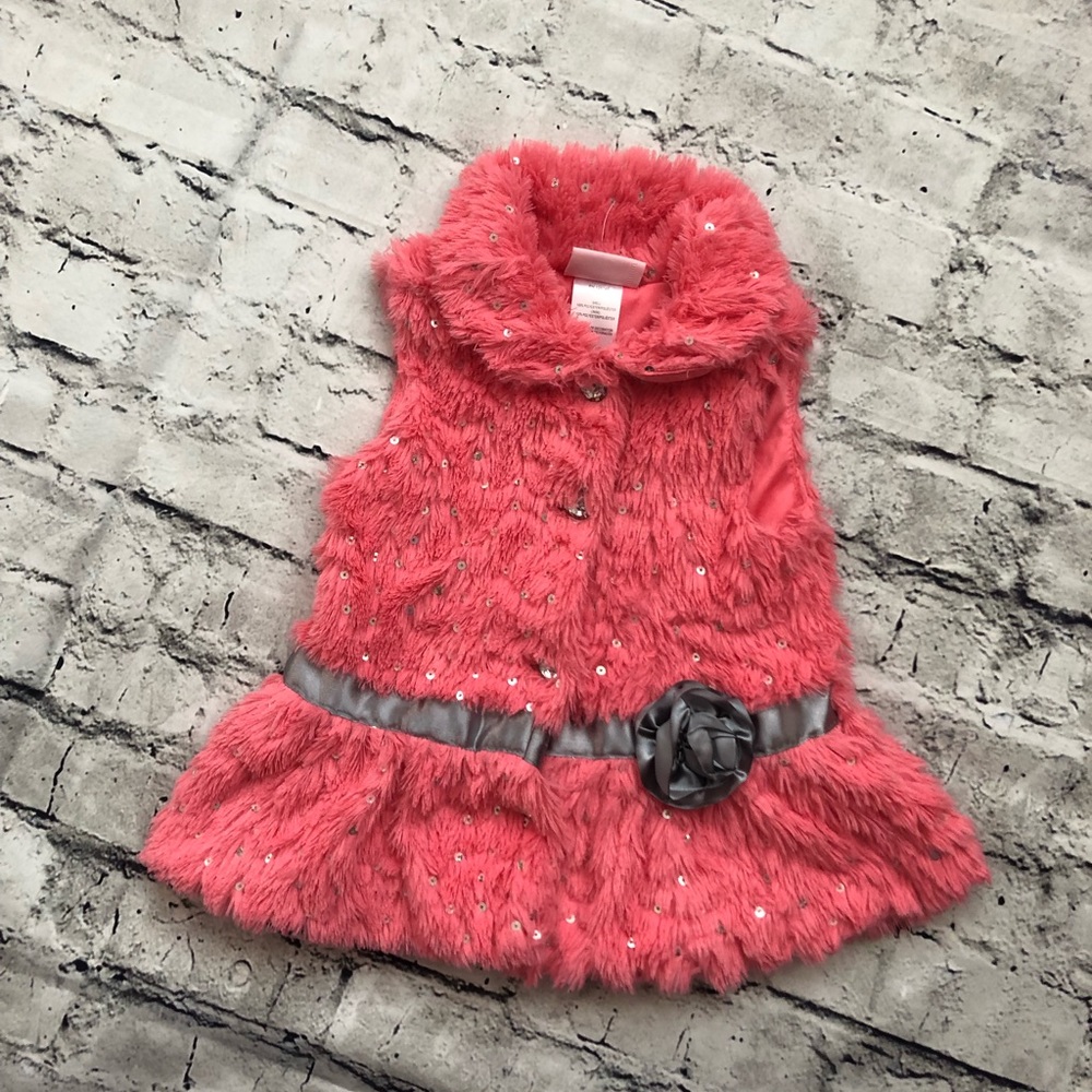Girls 24 month Pink vest